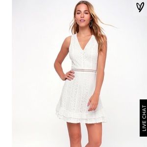 Lulu’s white dress size S